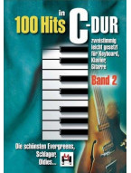 100 Hits In C-Dur: Band 2 (noty na klavír, zpěv, akordy na kytaru)