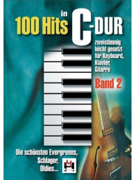 100 Hits In C-Dur: Band 2 (noty na klavír, zpěv, akordy na kytaru)