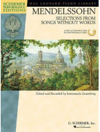 Felix Mendelssohn: Selections From Songs Without Words (Schirmer Performance Edition) (noty na sólo klavír) (+audio)