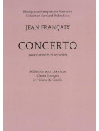 Jean Francaix: Concerto For Clarinet (Piano Reduction) (noty na klarinet, klavír)