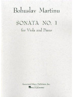 Bohuslav Martinů: Sonata No. 1 (Viola/Piano) (noty na violu, klavír)