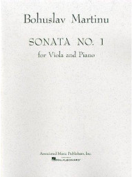 Bohuslav Martinů: Sonata No. 1 (Viola/Piano) (noty na violu, klavír)