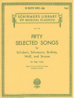 50 Selected Songs (High Voice) (noty na zpěv, klavír)