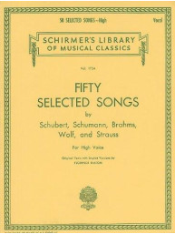 50 Selected Songs (High Voice) (noty na zpěv, klavír)