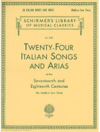 24 Italian Songs And Arias Of The 17th And 18th Centuries - Medium Low Voice (noty na zpěv, klavír)