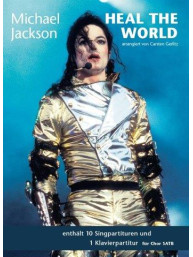 Michael Jackson: Heal The World - SATB & Piano (noty na sborový zpěv, klavír)