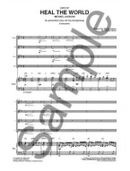 Michael Jackson: Heal The World - SATB & Piano (noty na sborový zpěv, klavír)