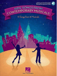 Kids' Songs From Contemporary Musicals (noty na klavír, zpěv, akordy na kytaru) (+audio)