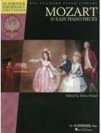 W. A. Mozart: 15 Easy Piano Pieces (Schirmer Performance Editions) (noty na sólo klavír)