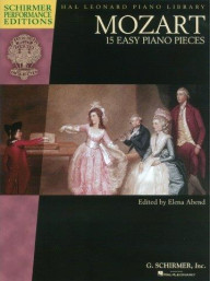 W. A. Mozart: 15 Easy Piano Pieces (Schirmer Performance Editions) (noty na sólo klavír)