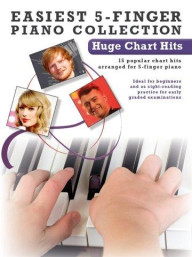 Easiest 5-Finger Piano Collection: Huge Chart Hits (noty na pětiprstý klavír)
