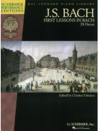 J. S. Bach: First Lessons In Bach - 28 Pieces (Schirmer Performance Edition) (noty na sólo klavír)