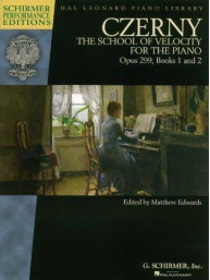 Carl Czerny: Škola zběhlosti - The School Of Velocity For The Piano, Op.299, Books 1 & 2 (noty na sólo klavír)