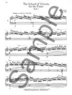 Carl Czerny: Škola zběhlosti - The School Of Velocity For The Piano, Op.299, Books 1 & 2 (noty na sólo klavír)