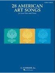 28 American Art Songs (Low Voice And Piano) (noty na zpěv, hluboký hlas, klavír)
