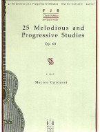 Matteo Carcassi: 25 Melodious And Progressive Studies Op.60 (noty na kytaru)