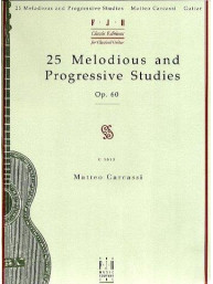 Matteo Carcassi: 25 Melodious And Progressive Studies Op.60 (noty na kytaru)