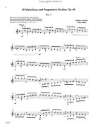 Matteo Carcassi: 25 Melodious And Progressive Studies Op.60 (noty na kytaru)