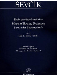 Otakar Ševčík: Škola smyčcové techniky op. 2, Sešit 2, Cvičení zápěstí 1