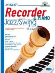 Jazz Swing Duets for Recorder & Piano (noty na zobcovou flétnu, klavír) (+audio)