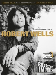 Robert Wells: Piano Concertos I-IX - Rhapsody In Rock (noty na sólo klavír) (+audio)