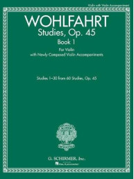 Franz Wohlfahrt: Studies, Op. 45 – Book I (noty na housle, duet)