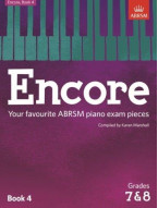 ABRSM: Encore - Book 4 (Grades 7 & 8) (noty na sólo klavír)
