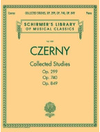Schirmer's Library of Musical Classics - Czerny: Collected Studies – Op. 299, Op. 740, Op. 849 (noty na sólo klavír)
