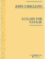 John Corigliano: Lullaby For Natalie - Solo Violin And Piano (noty na housle, klavír)