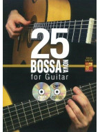 Adrian Santos: 25 Bossa Nova For Guitar (noty, tabulatury na kytaru) (+CD & DVD)