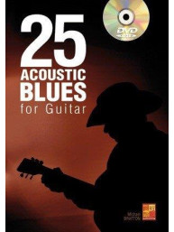 25 Acoustic Blues For Guitar (noty na kytaru) (+DVD)