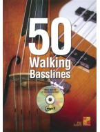 Brad Tucker: 50 Walking Basslines (noty, tabulatury na baskytaru, kontrabas)