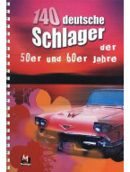 140 German Hits From The 1950s And 1960s (noty, melodická linka, akordy)