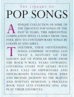The Library Of Pop Songs (noty na klavír, zpěv, akordy na kytaru)