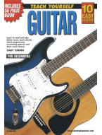 10 Easy Lessons: Teach Yourself Guitar (video škola hry & booklet pro kytaru)