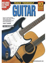 10 Easy Lessons: Teach Yourself Guitar (video škola hry & booklet pro kytaru)