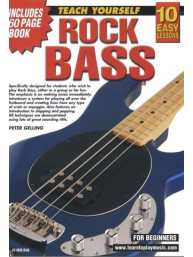 10 Easy Lessons: Teach Yourself Rock Bass (video škola hry & booklet pro baskytaru)