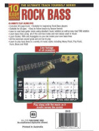 10 Easy Lessons: Teach Yourself Rock Bass (video škola hry & booklet pro baskytaru)