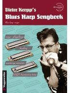 Dieter Kropp: Kropp's Blues Harp Songbook (noty na harmoniku) (+audio)