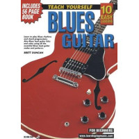 10 Easy Lessons: Teach Yourself Blues Guitar (video škola hry & booklet pro kytaru)