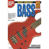10 Easy Lessons: Teach Yourself Bass (video škola hry & booklet pro baskytaru)