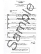 Grease (Pomáda): Choral Highlights (SATB) (noty na sborový zpěv, klavír) - SADA 5 ks