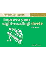 Paul Harris: Improve Your Sight Reading! Duets Grade 2-3 Piano (noty na čtyřruční klavír)