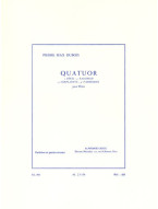 Pierre Max Dubois: Quatuor for Flutes (noty na příčnou flétnu, partitura)