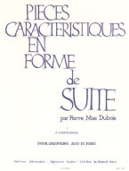 Pierre-Max Dubois: Pieces Caracteristiques En Forme De Suite (To The Spanish Woman) (noty na altsaxofon, klavír)