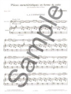 Pierre-Max Dubois: Pieces Caracteristiques En Forme De Suite (To The Spanish Woman) (noty na altsaxofon, klavír)