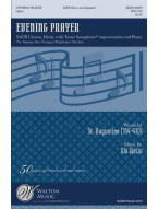 Ola Gjeilo: Evening Prayer (SATB) (noty na sborový zpěv, klavír. tenorsaxofon) - SADA 5 ks