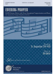 Ola Gjeilo: Evening Prayer (SATB) (noty na sborový zpěv, klavír. tenorsaxofon) - SADA 5 ks