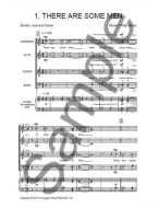 Philip Glass: Three Songs For SATB Choir (noty na sborový zpěv)