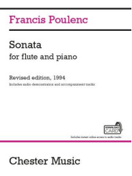 Francis Poulenc: Sonata For Flute And Piano (noty na příčnou flétnu, klavír) (+audio)